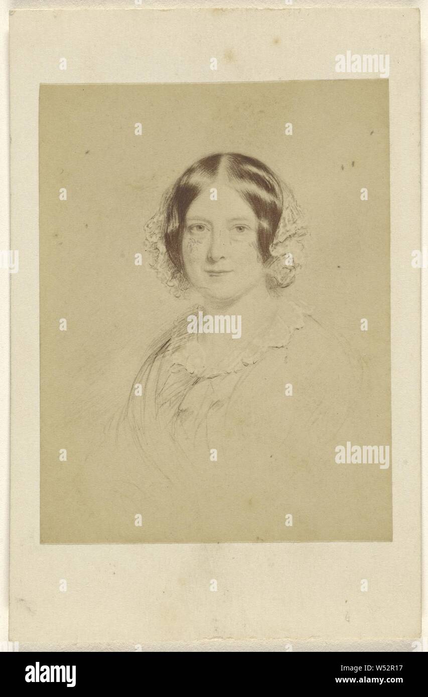 Lady Victoria Spencer, Lucas Brothers, about 1863, Albumen silver print Stock Photo