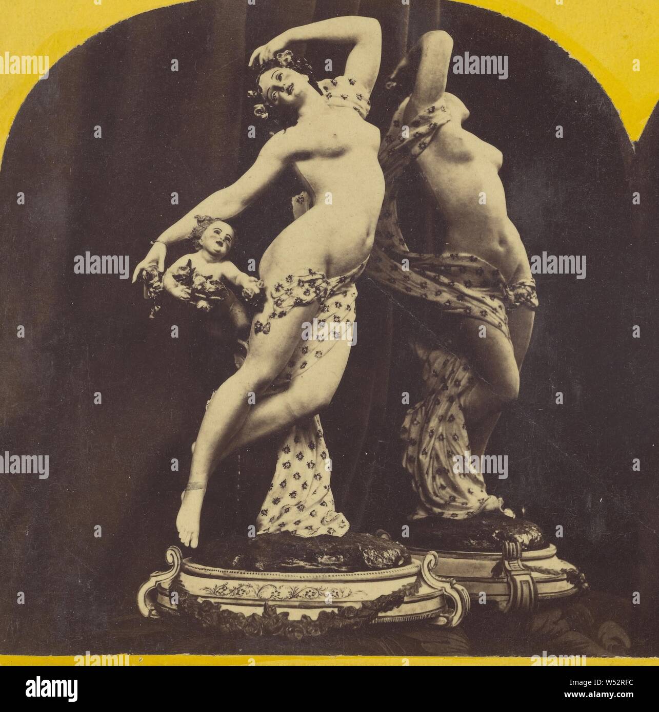 Morning. Gems of Statuary by Eminent Sculptors., Unknown, about 1870, Albumen silver print Stock Photo
