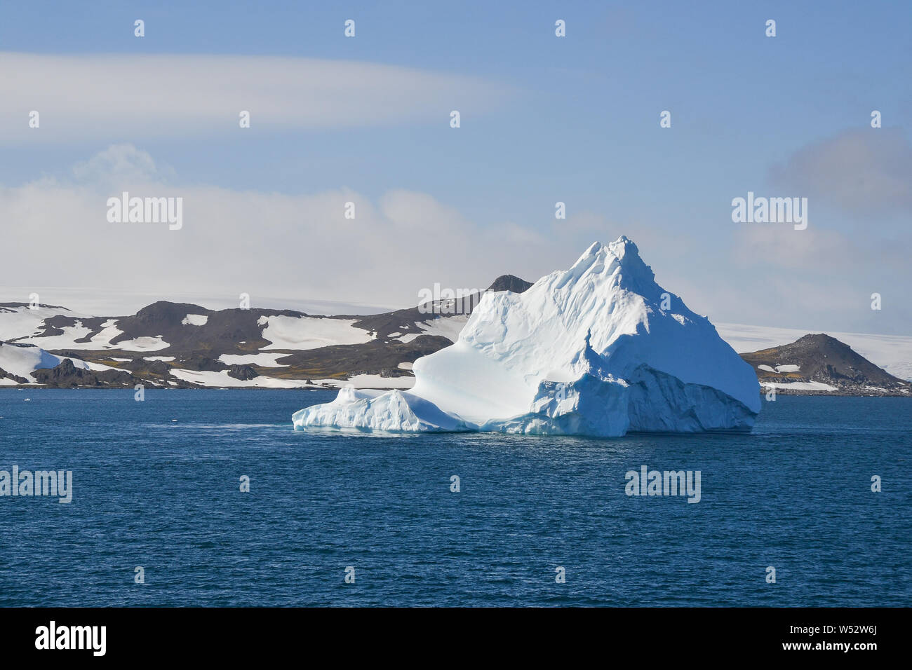 Mountain shaped iceberg Stock Photo - Alamy