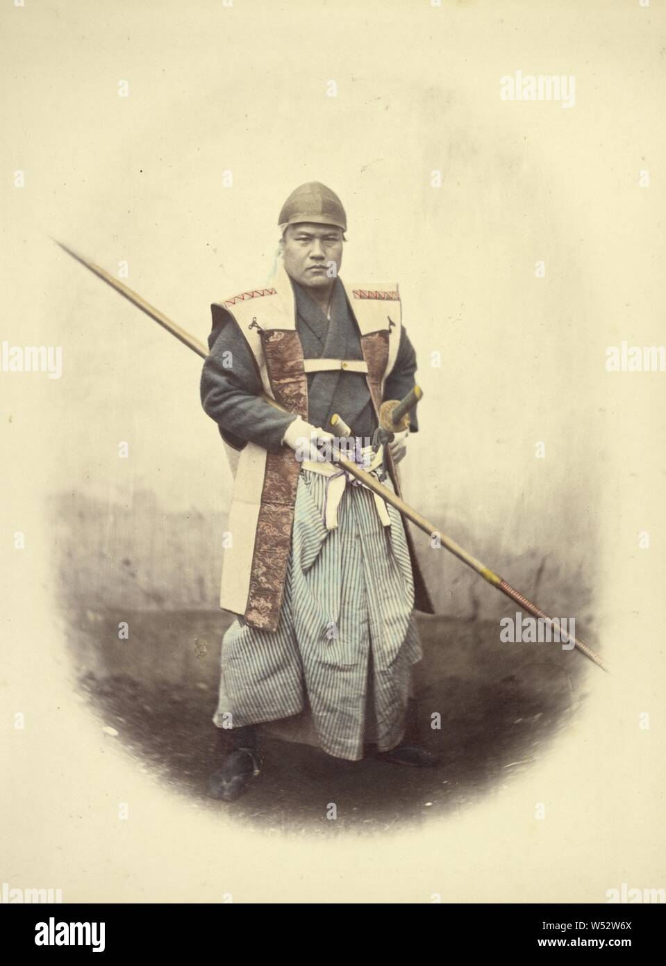 Spear Men Or Lancers Felice Beato English Born Italy 12 1909 Japan 1866 1867 Hand Colored Albumen Silver Print 28 1 X 21 Cm 11 1 16 X 8 1 4 In Stock Photo Alamy