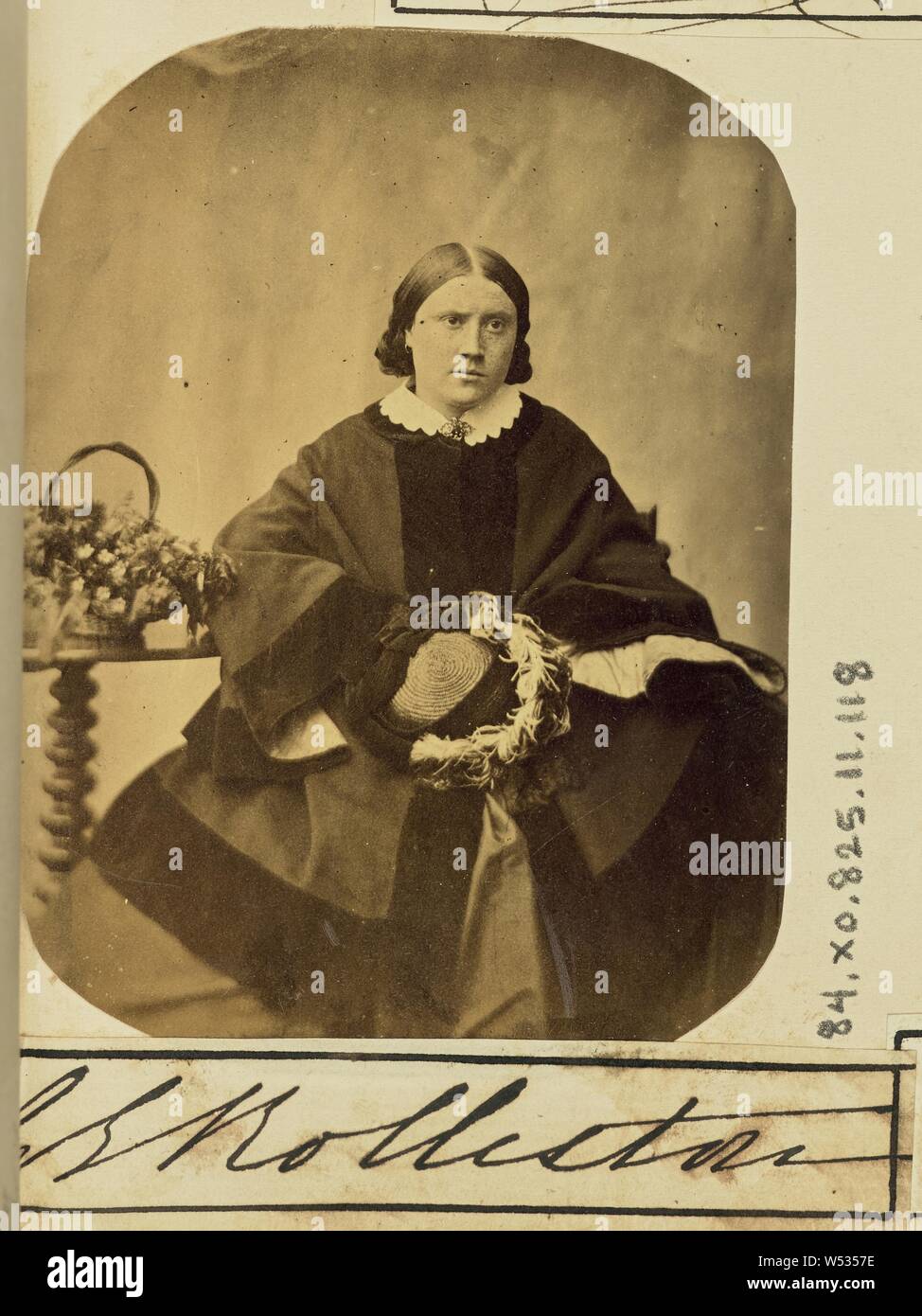 Portrait of G. B. Rolleston, Unknown maker, Scotland, 1850s–1860s, Albumen silver print, 9.5 × 7.2 cm (3 3/4 × 2 13/16 in Stock Photo