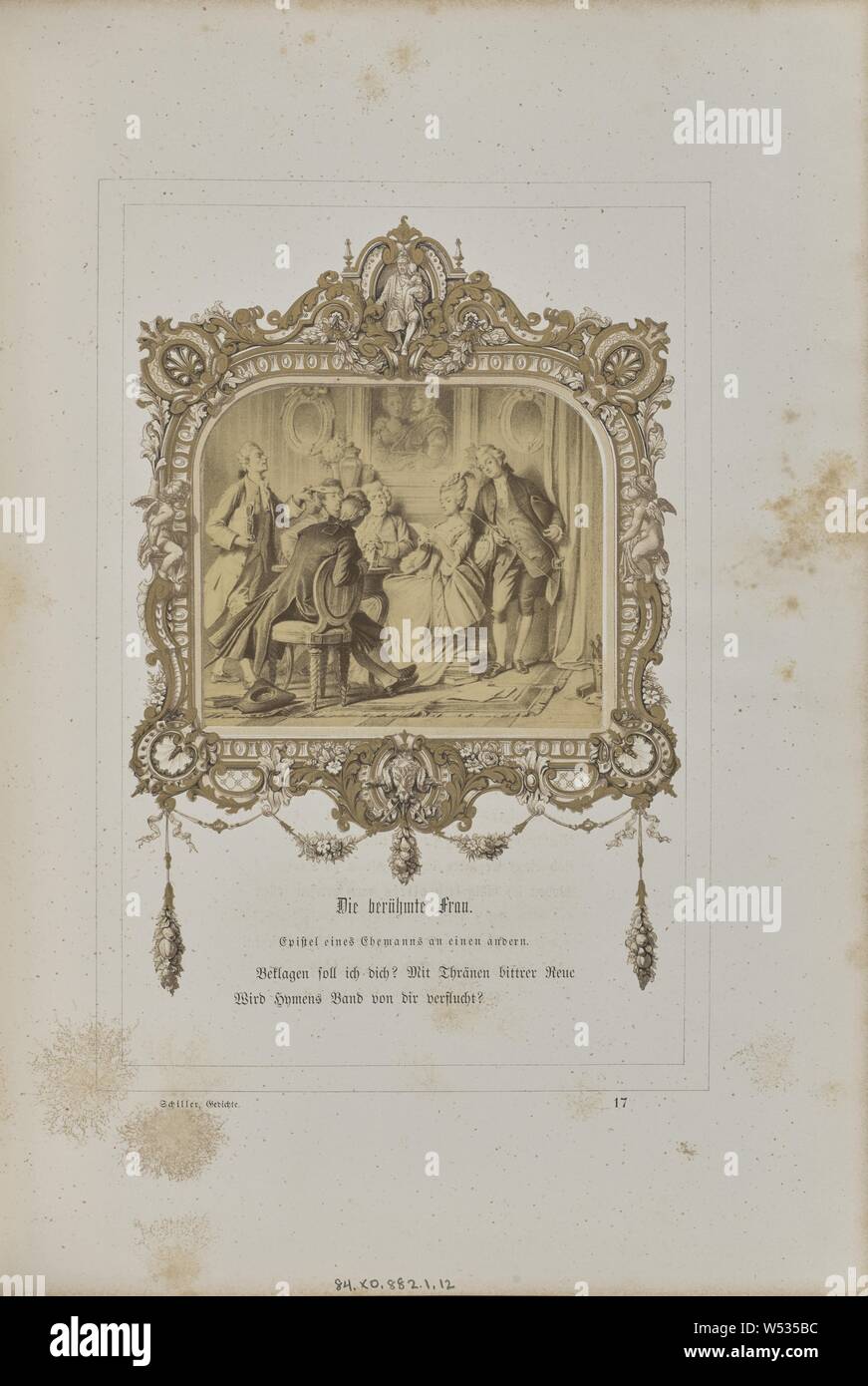 Die berühmte Frau, Josef Albert (German, 1825 - 1886), Stuttgart, Germany, 1859–1862, Albumen silver print, 8.8 × 10.4 cm (3 7/16 × 4 1/8 in Stock Photo