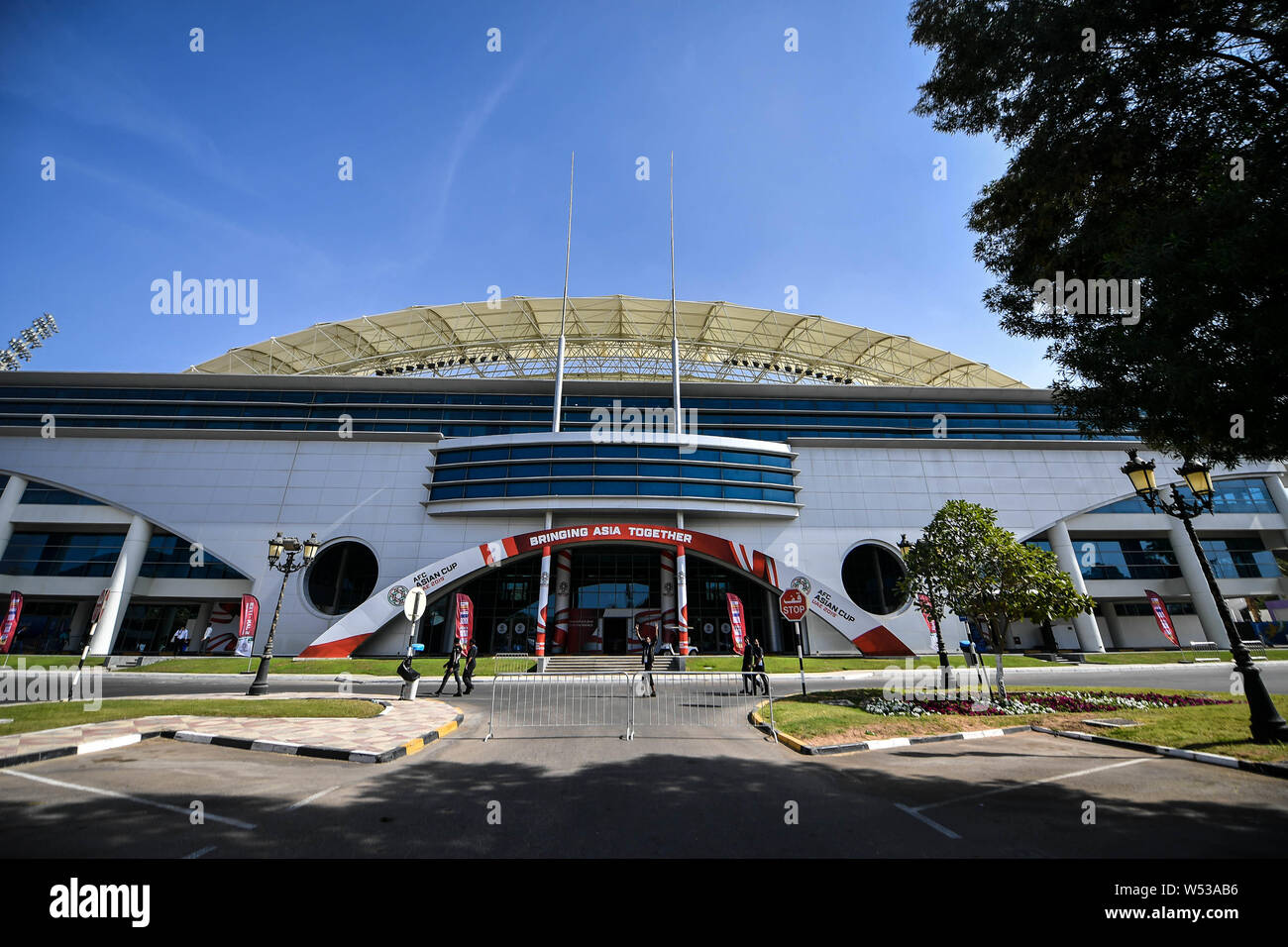 View of the Khalifa bin Zayed Stadium to host the AFC Asian Cup Group C