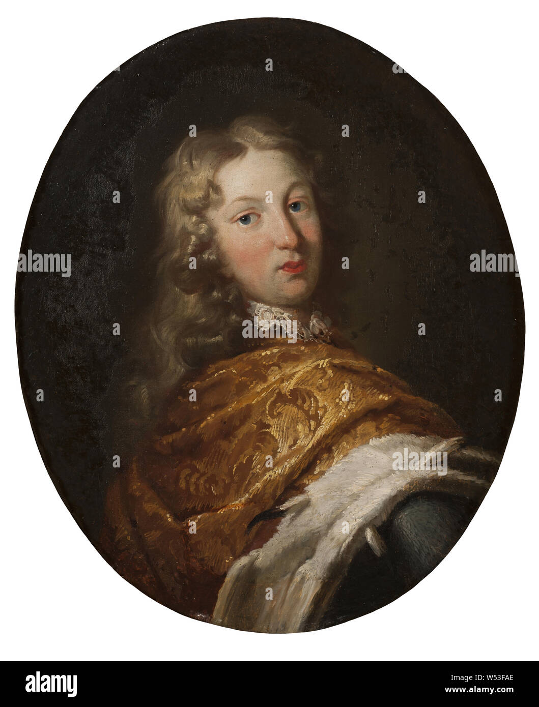 Karl III Vilhelm, Charles III Wilhelm (1679-1738) Margrave of Baden-Durlach, Karl III Vilhelm (1679-1738), mark greve of Baden-Durlach, painting, 1696, Oil on canvas, Height, 39 cm (15.3 inches), Width, 32 cm (12.5 inches) Stock Photo