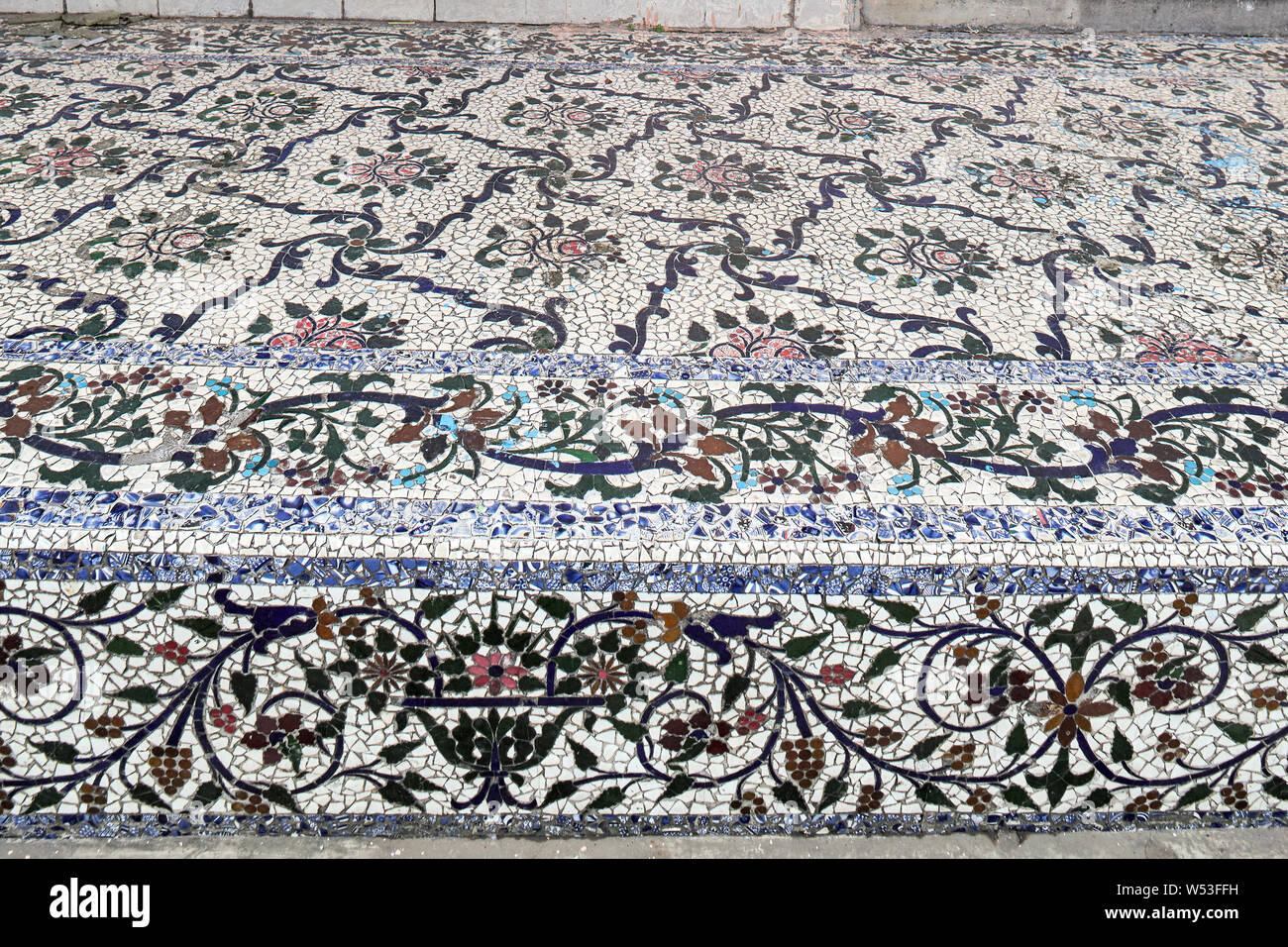 14 Aug 2007 Ornately designed mosaics Flooring, gouribari tiles