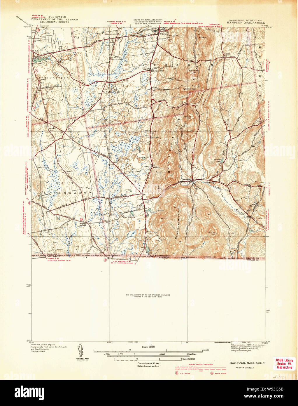 Hampden map hires stock photography and images Alamy