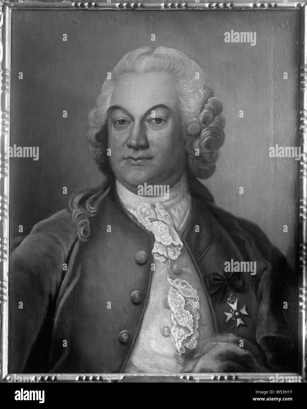 Magnus Hallman, Johan Ihre, 1707-1780, professor, painting, Oil on canvas, Height, 68 cm (26.7 inches), Width, 51 cm (20 inches), Bulk, , Hallman pinx Stock Photo