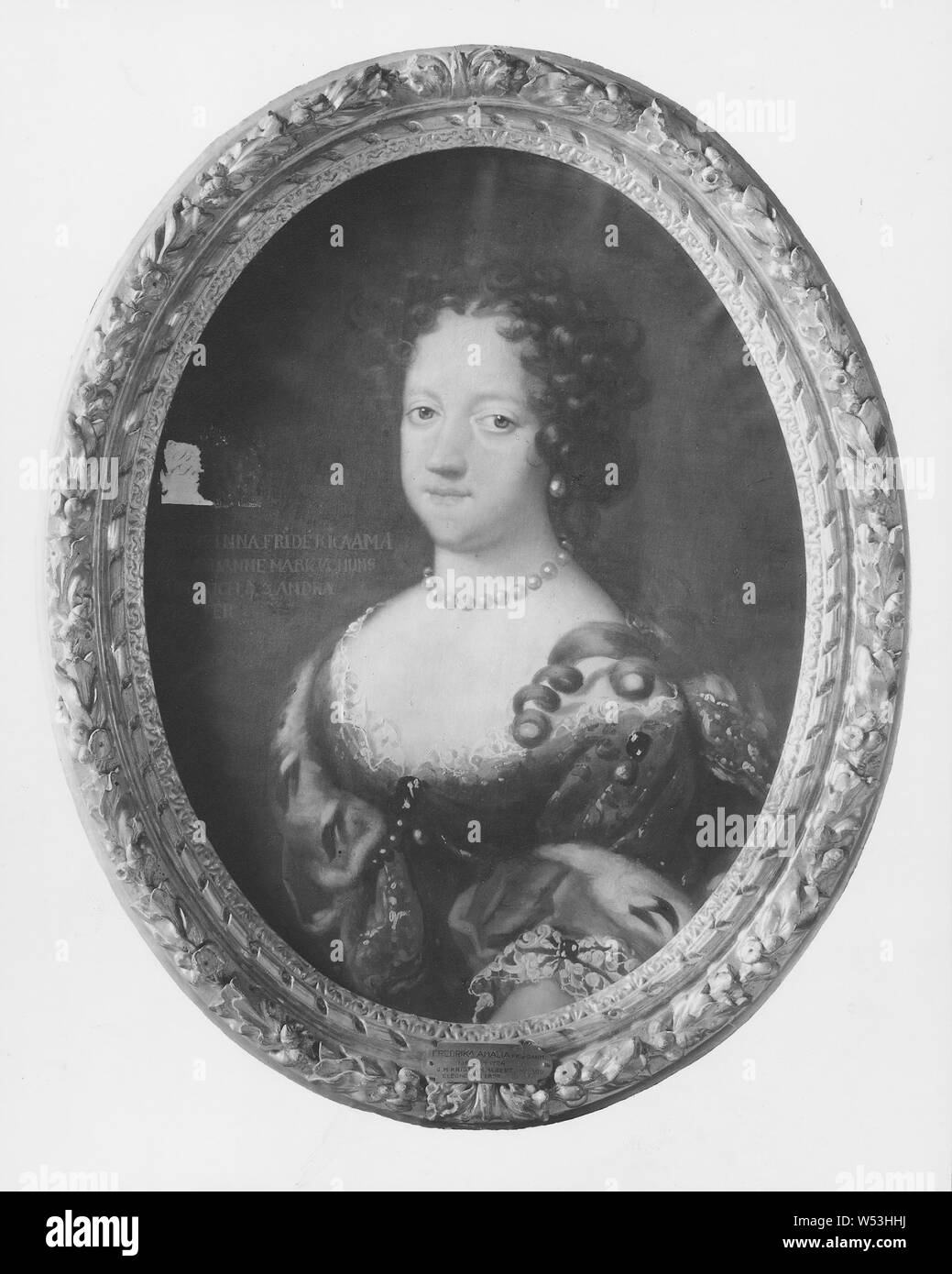 Attributed to David von Krafft, Princess Fredrika Amalia, Fredrika