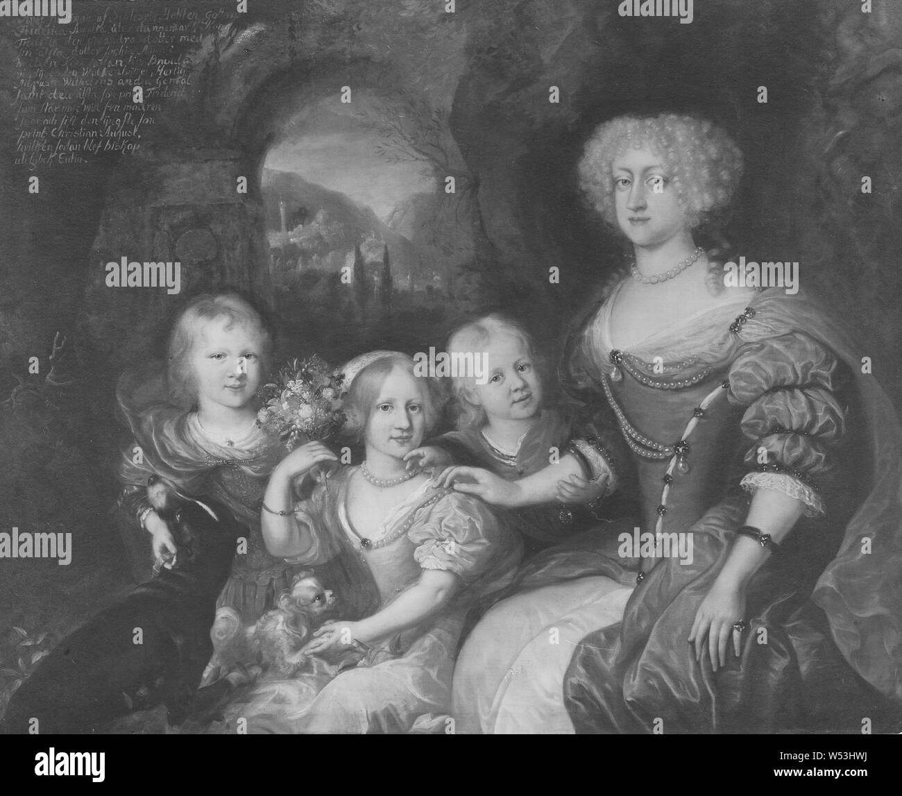 Jürgen Ovens, Princess Fredrika Amalia, Kristian August, Fredrik IV and