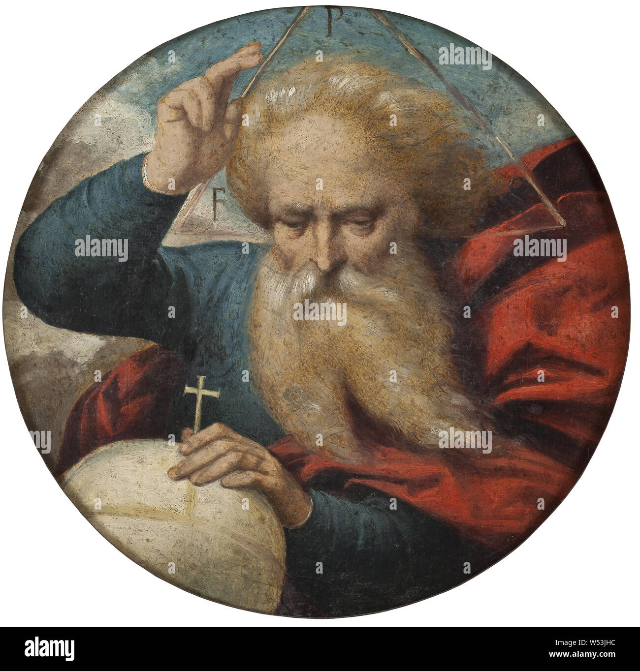 Benvenuto Tisi, Good Blessing the Earth, God Father blessing globe