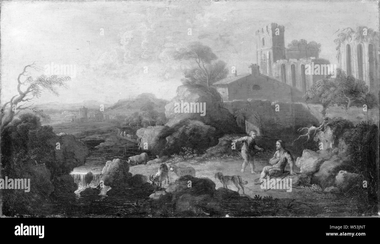 Manner of Francesco Zuccarelli, Landscape with Ruins, Landscape with