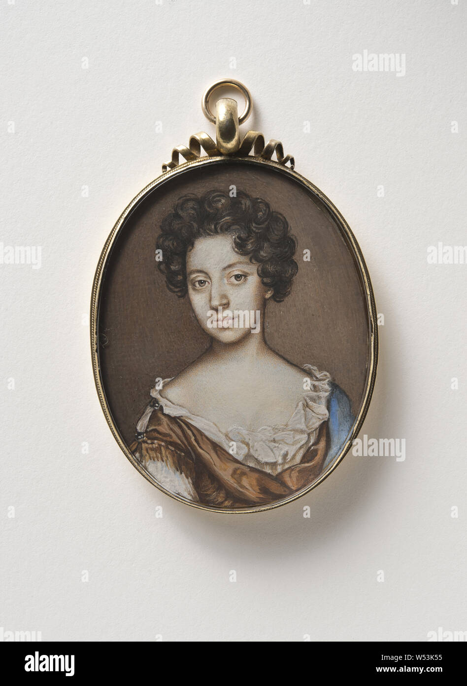 Mary Beale Unknown Woman Painting Watercolor On Parchment Height 6 5 Cm 2 5 Inches Width 5 2 Cm 2 Inches Stock Photo Alamy