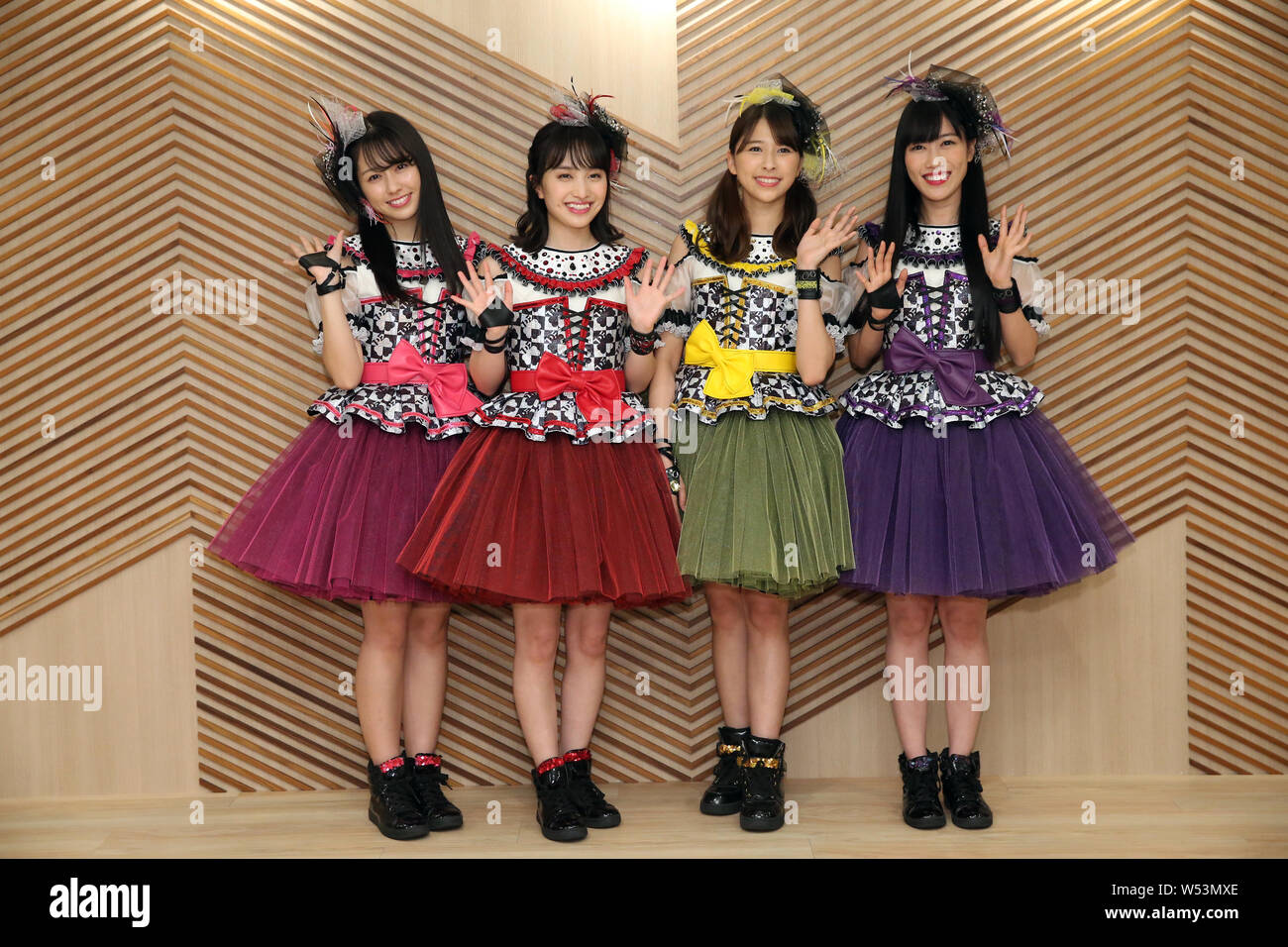 Taiwan Out Kanako Momota Shiori Tamai Ayaka Sasaki And Reni Takagi Of Japanese Idol Group Momoiro Clover Z Pose During A Fan Meeting Event In Ta Stock Photo Alamy https www alamy com taiwan outkanako momota shiori tamai ayaka sasaki and reni takagi of japanese idol group momoiro clover z pose during a fan meeting event in ta image261311078 html