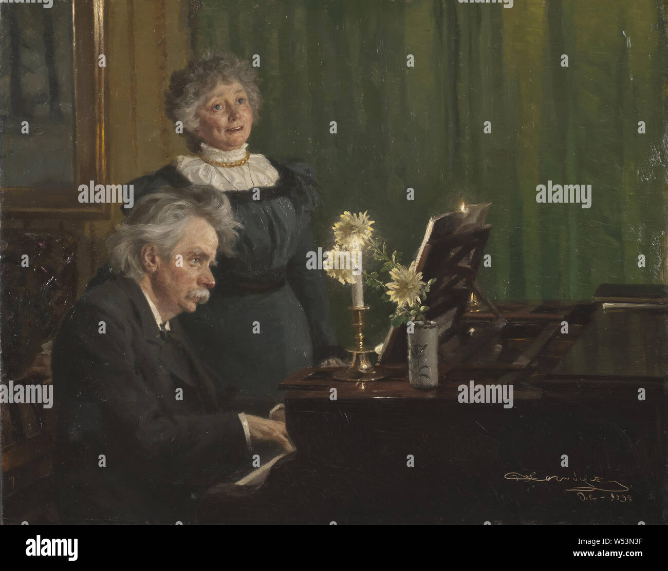 Painting edvard grieg hi-res stock photography and images - Alamy