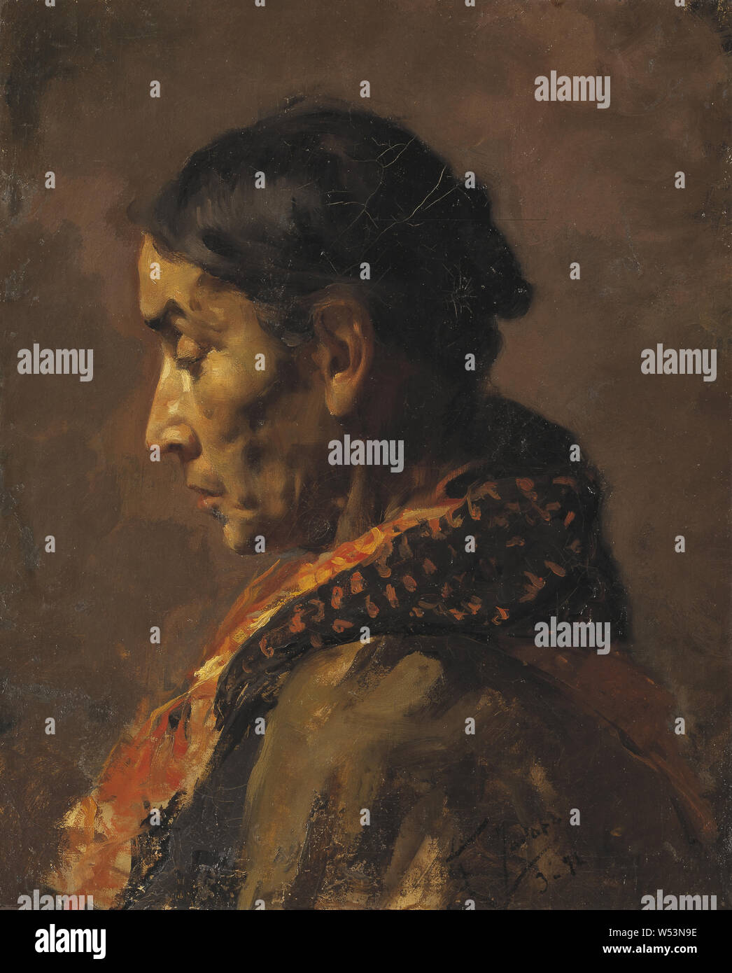 Enrique Jaraba Y Jimenez Old Spanish Woman Older Spanish Painting 11 Oil On Canvas Height 52 Cm 4 Inches Width 42 Cm 16 5 Inches Signed E Jaraba 3 91 Stock Photo Alamy