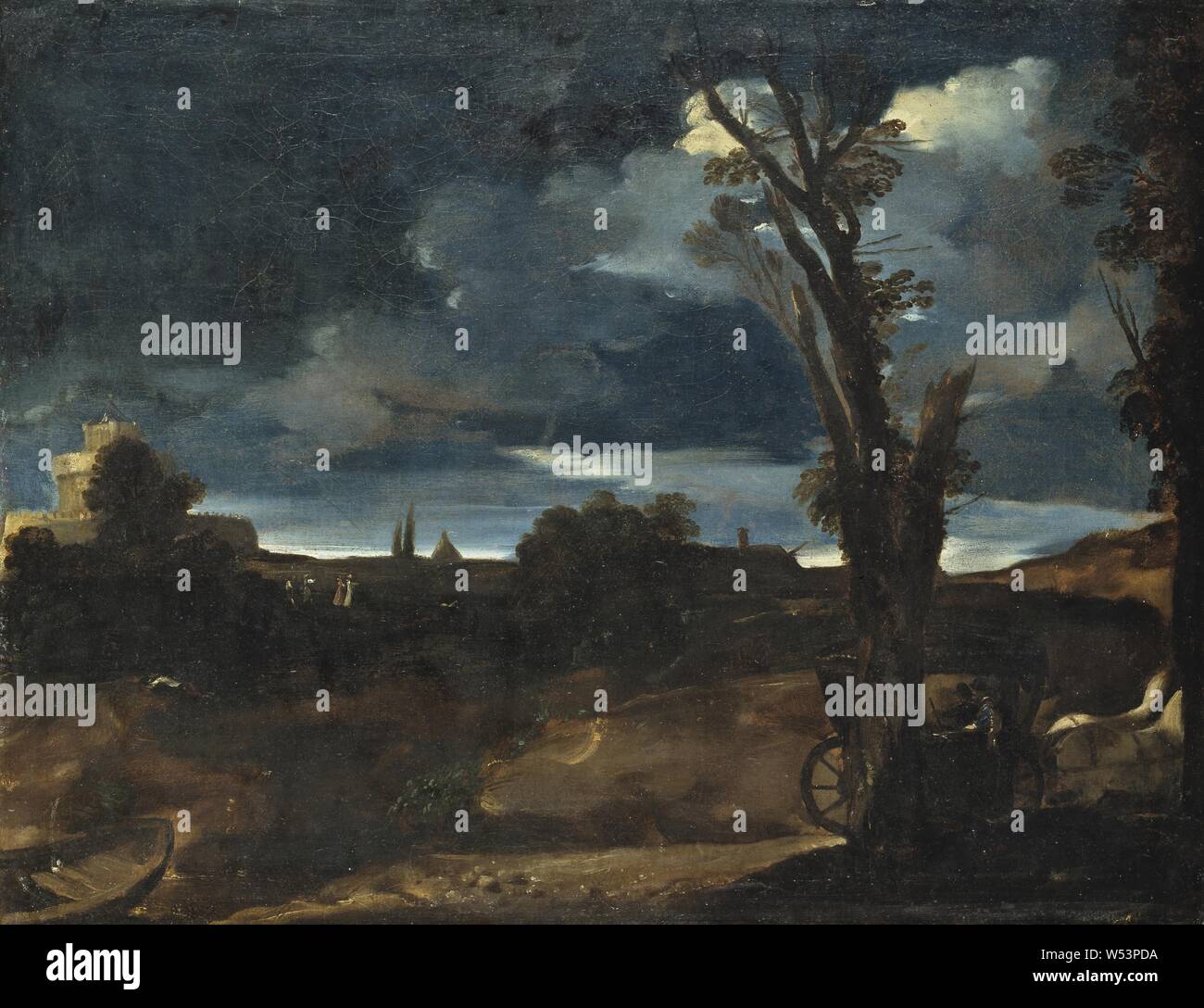 Guercino Moonlight Landscape Landscape In Moonlight Painting Landscape Art Oil On Canvas Height 55 Cm 21 6 Inches Width 71 Cm 27 9 Inches Stock Photo Alamy Guercino Moonlight Landscape Landscape In Moonlight Painting Landscape Art Oil On Canvas Height 55 Cm 21 6 Inches Width 71 Cm 27 9 Inches Stock Photo Alamy