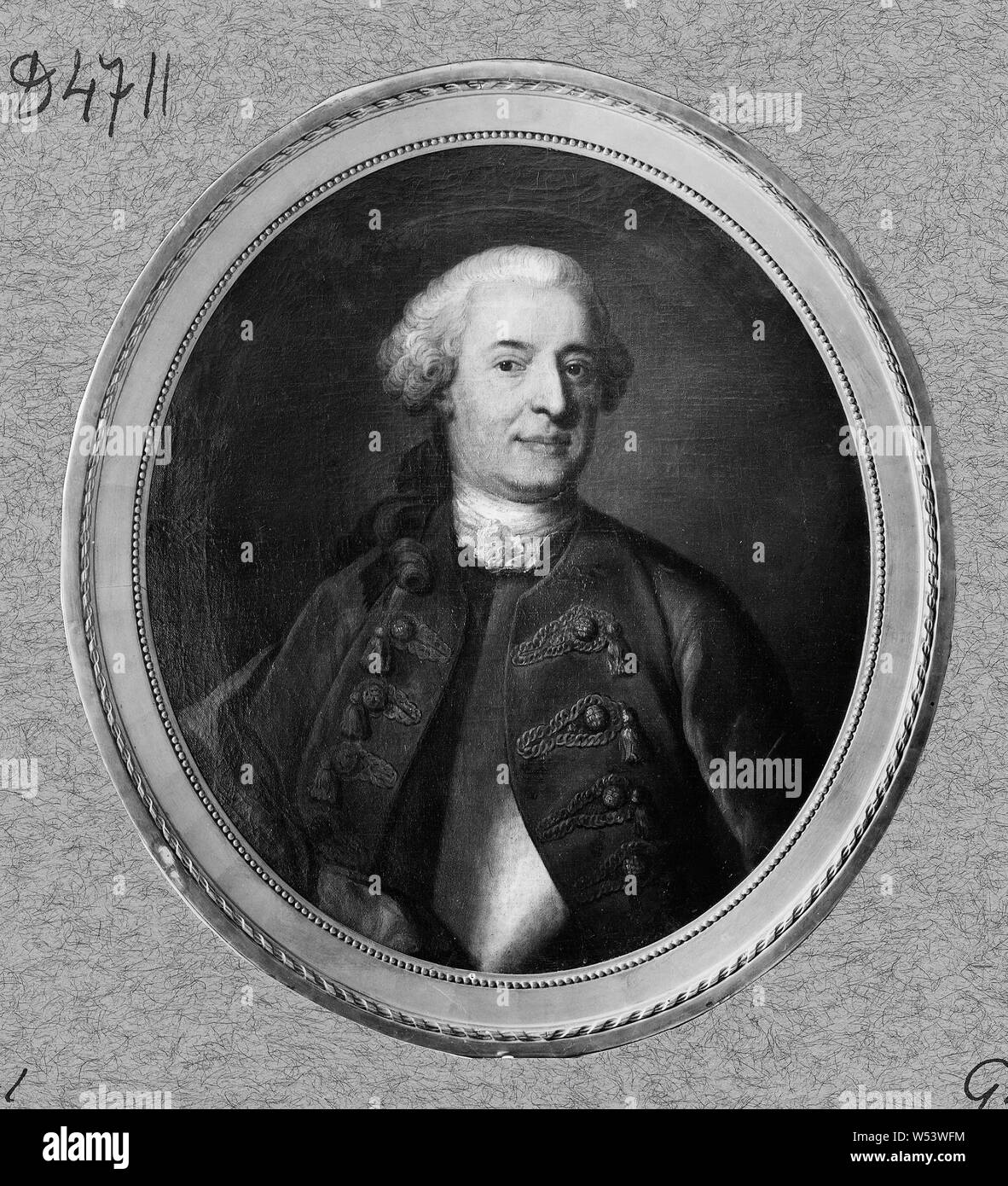 Johan Henrik Scheffel, Nils Jakob Reuterholm, 1724-1791, painting, Oil, Height, 73 cm (28.7 inches), Width, 63 cm (24.8 inches) Stock Photo