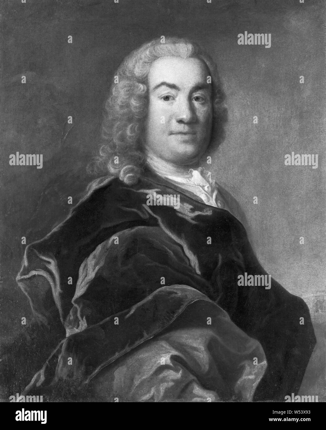 Johan Henrik Scheffel, Johan Råfelt, 1712-1763, painting, 1753, Oil, Height, 80 cm (31.4 inches), Width, 66 cm (25.9 inches), Signed Stock Photo