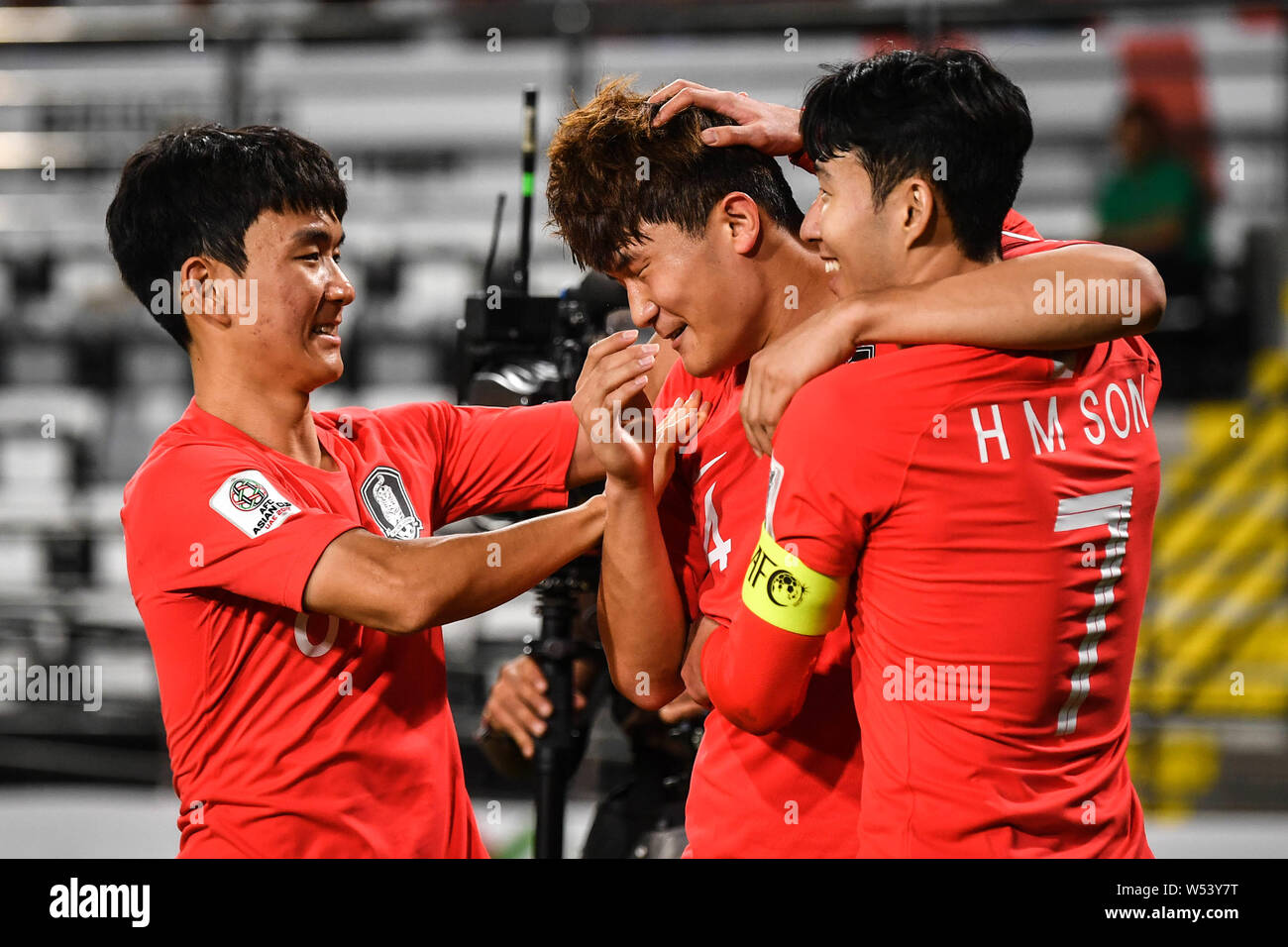 Players Of South Korea National Football Team Celebrate After Scoring players-of-south-korea-national-football-team-celebrate-after-scoring