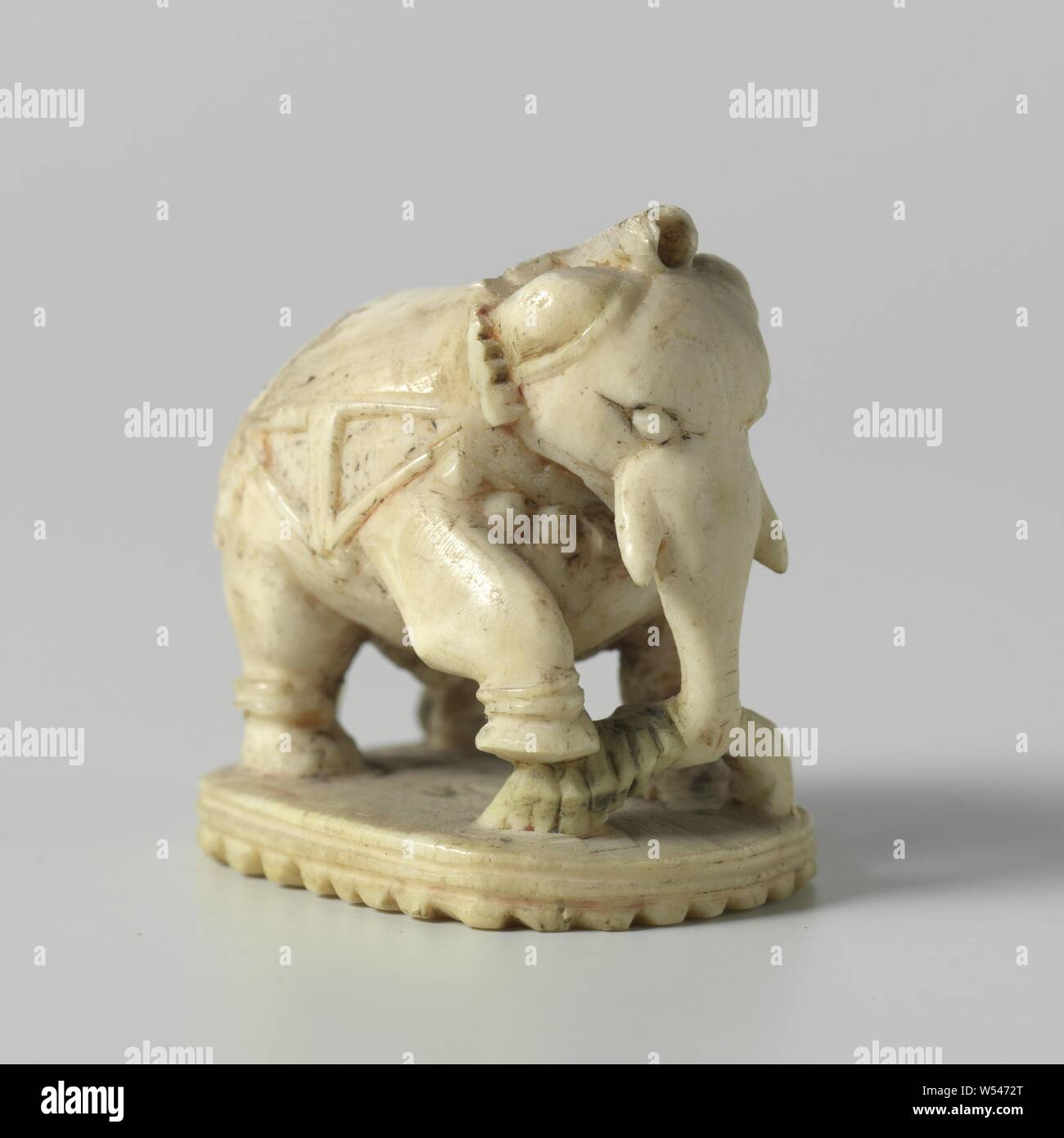 Elephant, Figurine of an elephant chess piece. The elephant is standing