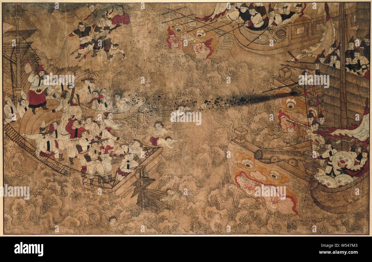 Three chinese vessels armed hi-res stock photography and images - Alamy