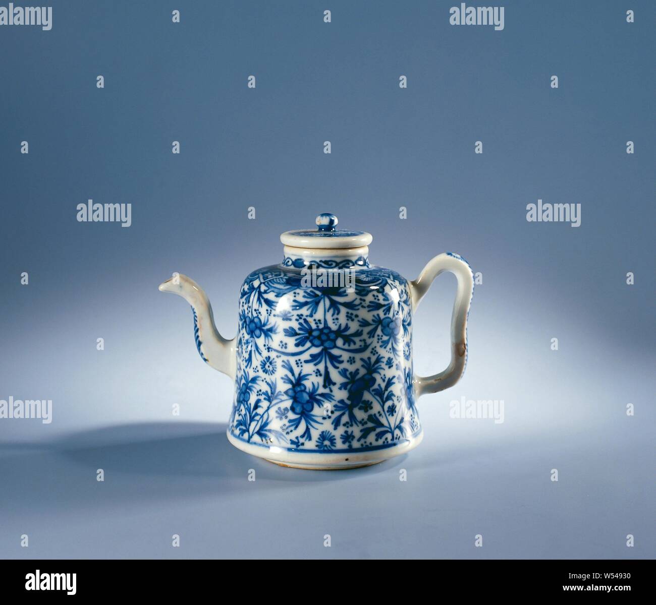 Bell Shaped Teapot With Flower Sprays Small Bell Shaped