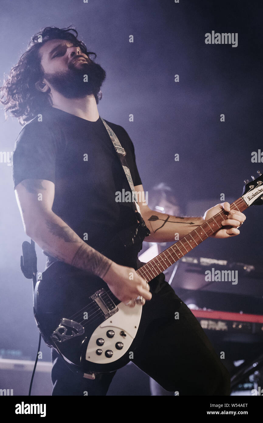 Gang Of Youths perform at Islington Assembly Hall, London, England on April 3, 2019 Stock Photo