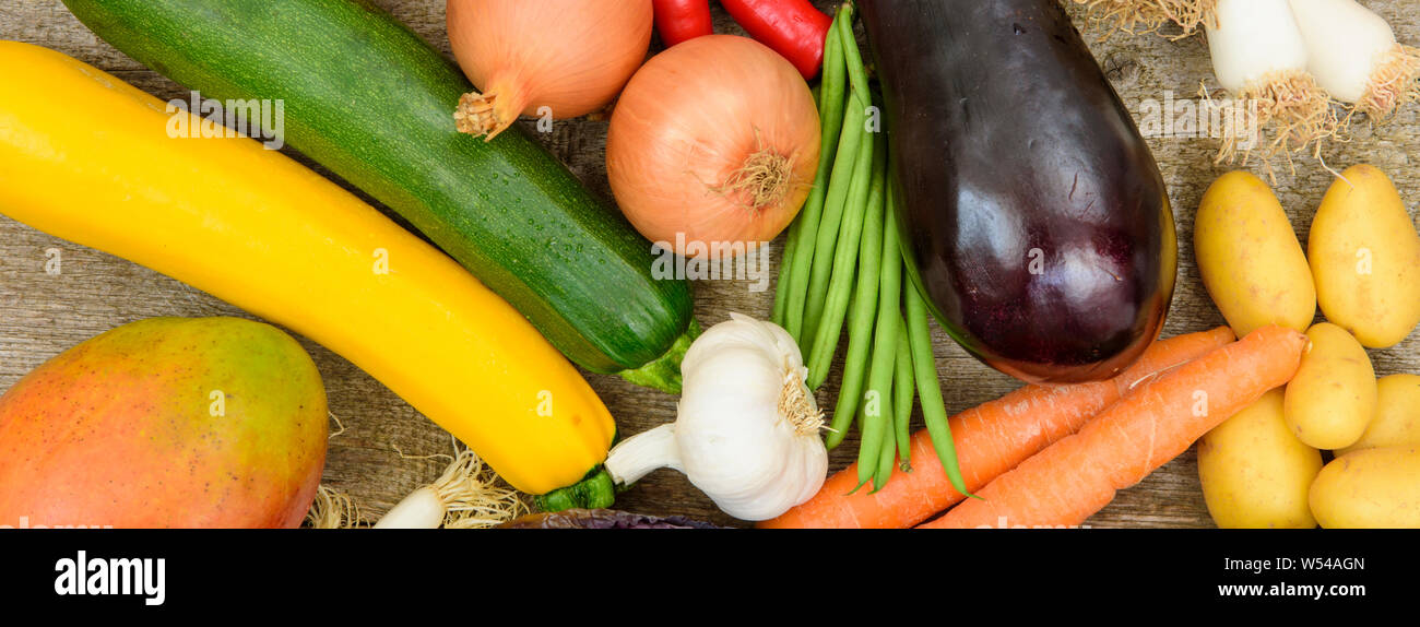 Banner fresh fruits concept hi-res stock photography and images - Alamy