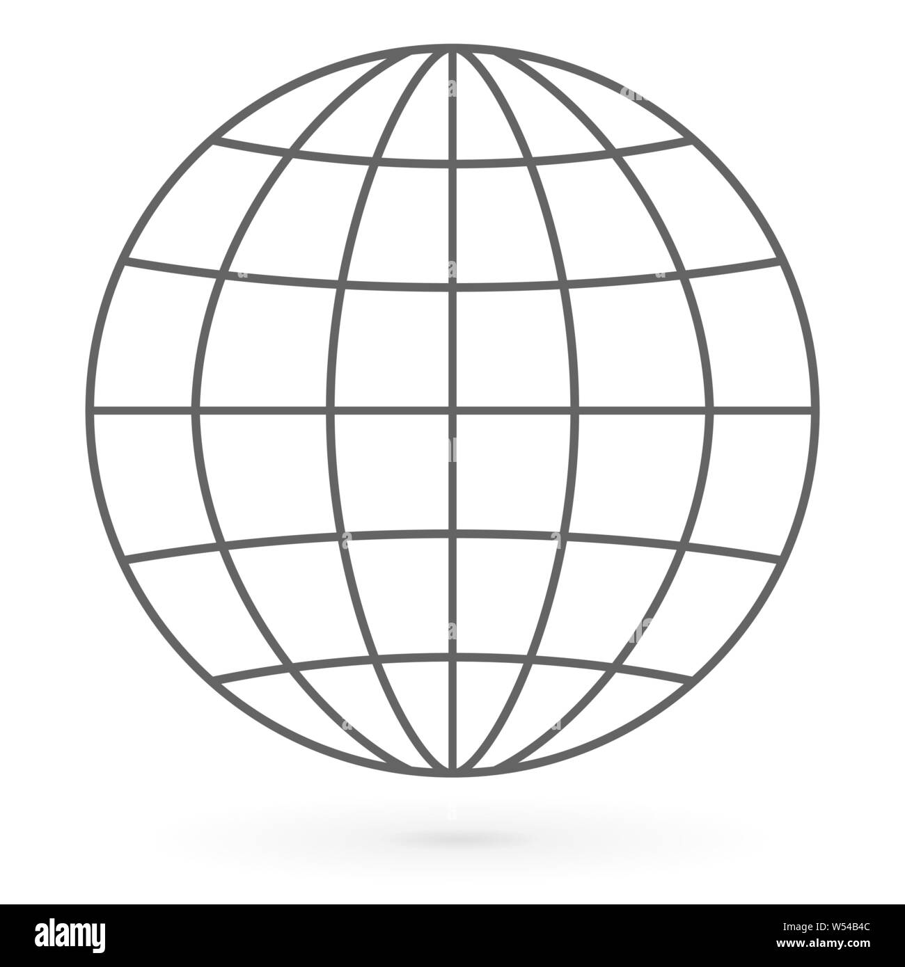 Globe Icon Black and White Stock Photos & Images - Alamy