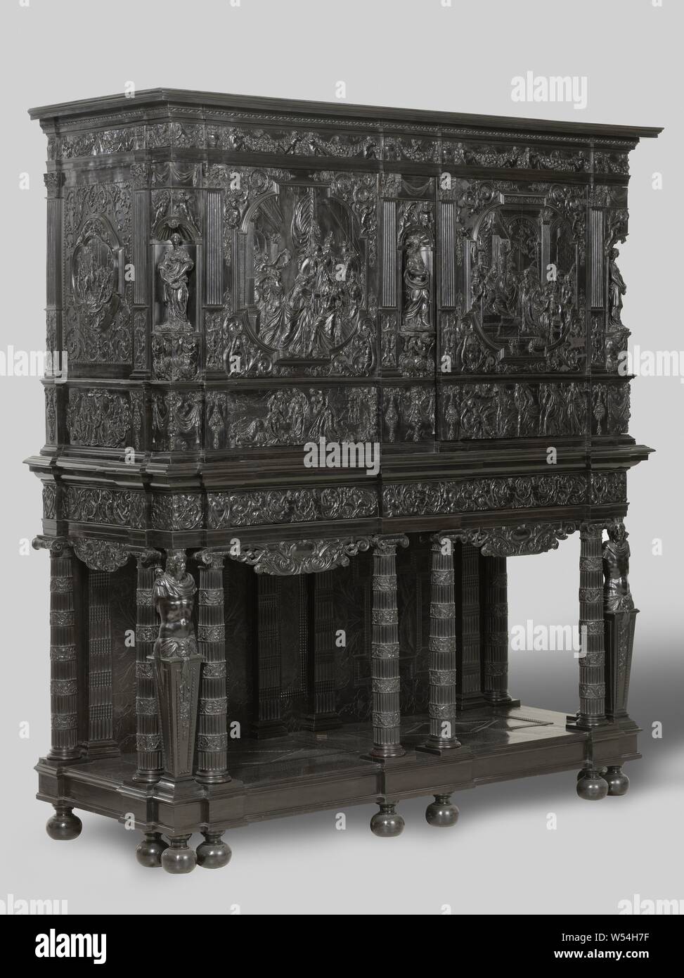 Cabinet French Artificial Cabinet Made Of Ebony Art Cabinet
