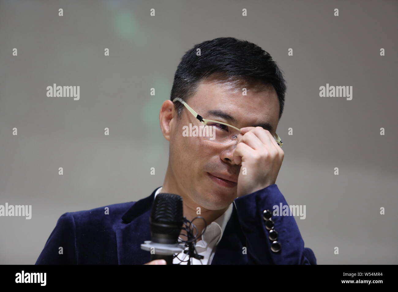 Wang Xin, founder and CEO of Shenzhen artificial intelligence (AI ...