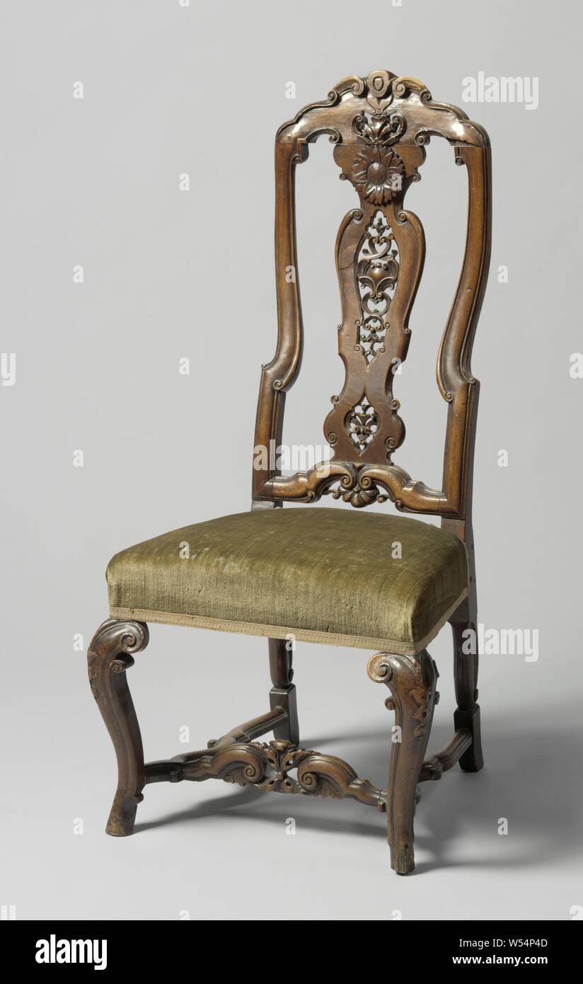 French Louis XV style carved walnut upholstered arm chair - Mary Kay's  Furniture