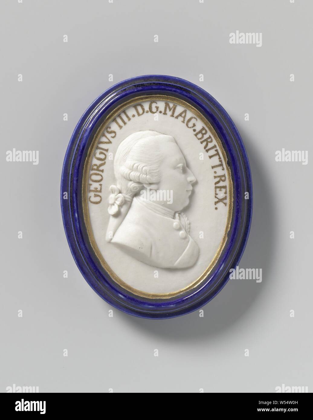 Medallion with the portrait of George III, King of England, Medallion ...