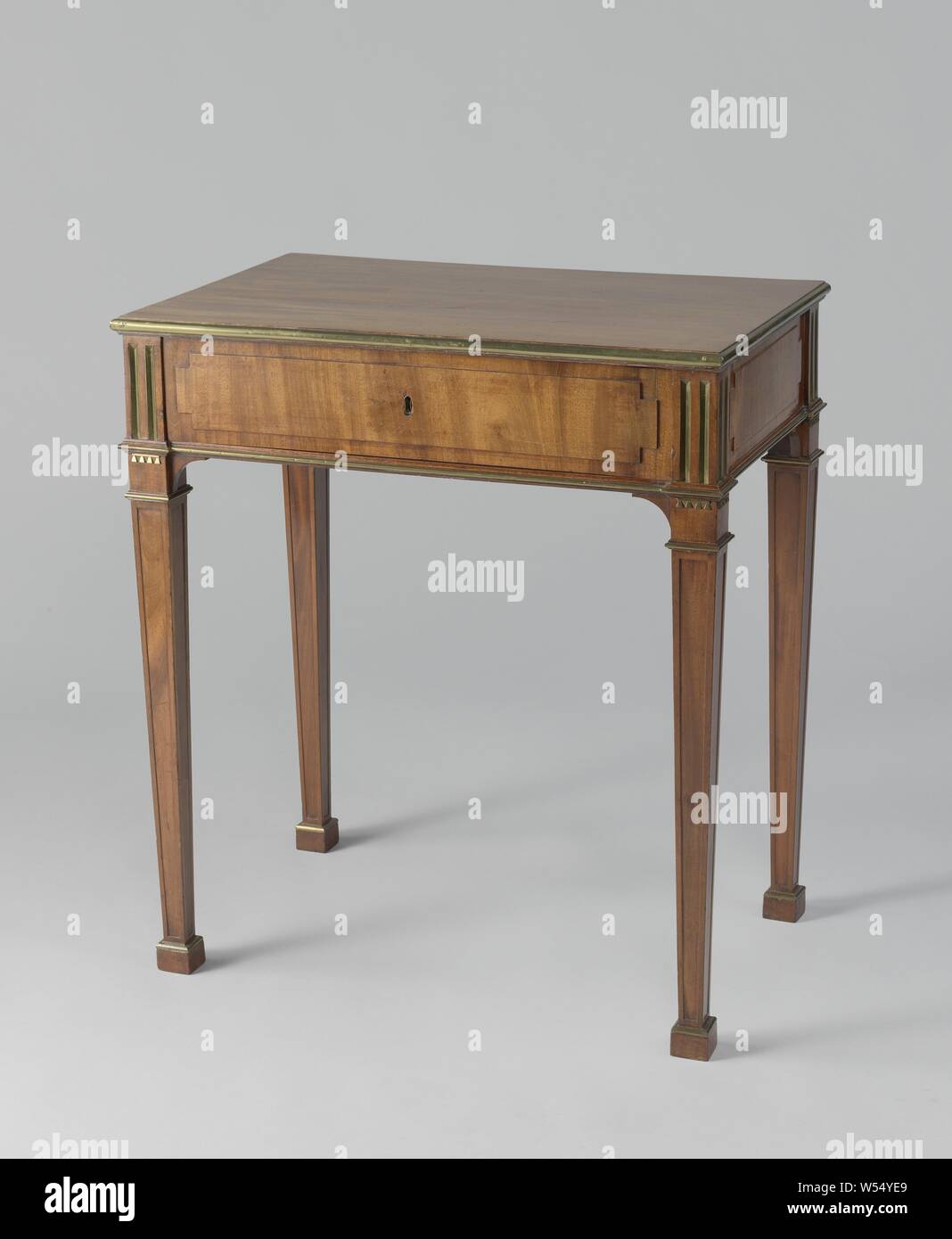 Writing Table Paneling Mahogany writing table Mahogany writing table, Mahogany table on a core ...