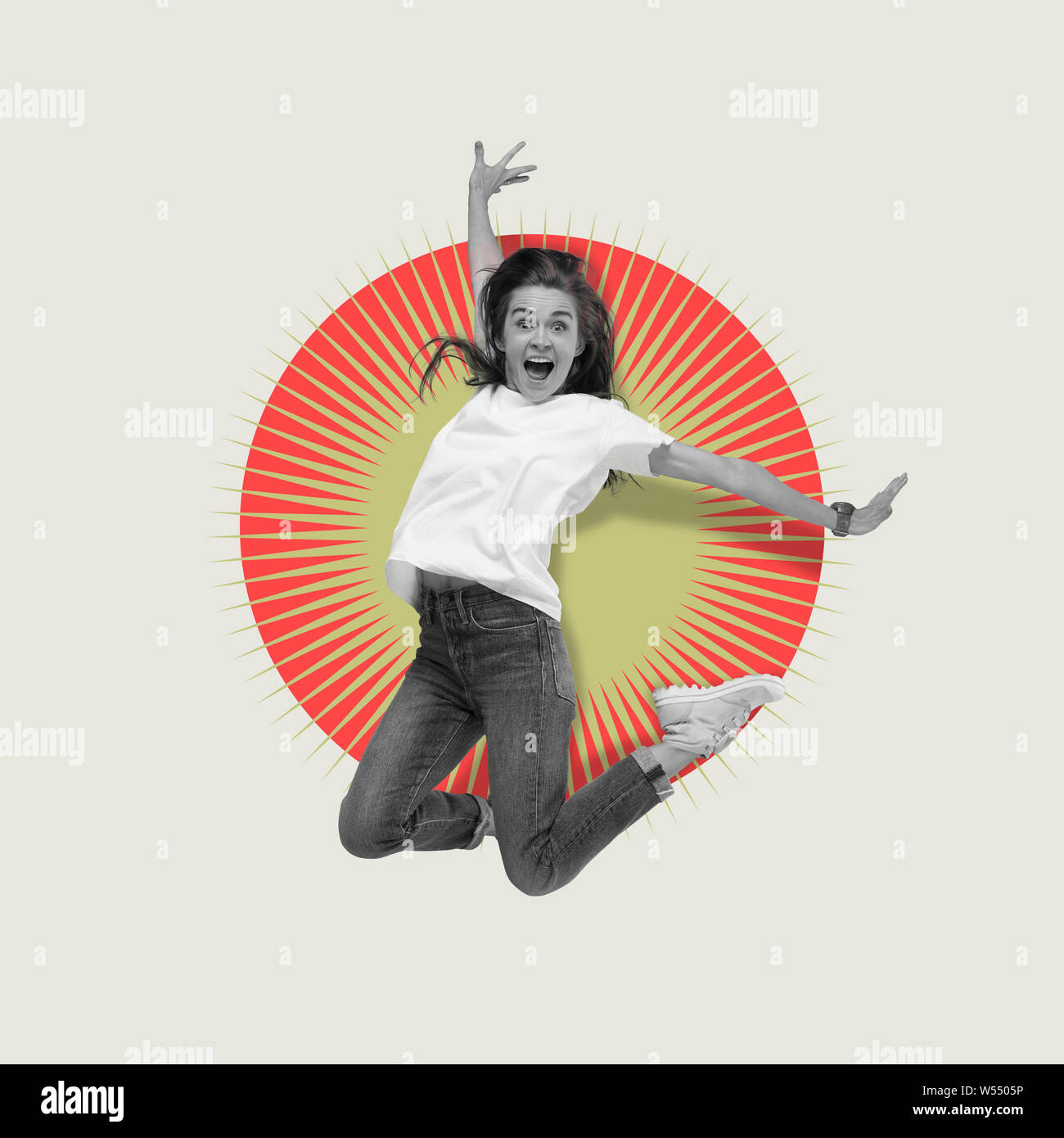 Collage negative emotions hi-res stock photography and images - Alamy