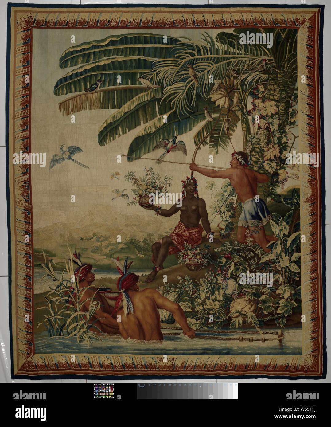 Les pêcheurs (The Fishermen), Tapestry from Les Anciennes Indes