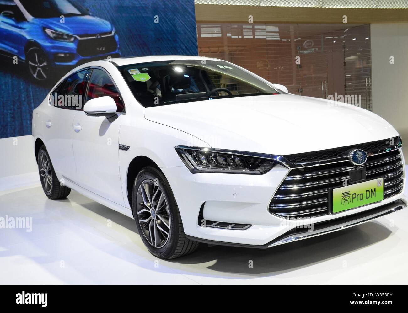 FILE A BYD Qin Pro DM electric vehicle EV is displayed during