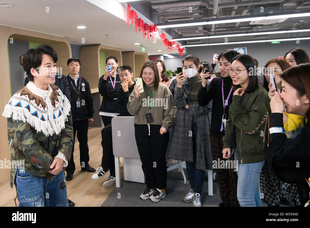 Taiwanese Actor Eric Suen Yiu Wai Visits The Beijing Office Of Imaginechina During An Exclusive Interview In Beijing China 29 January 2019 Stock Photo Alamy alamy