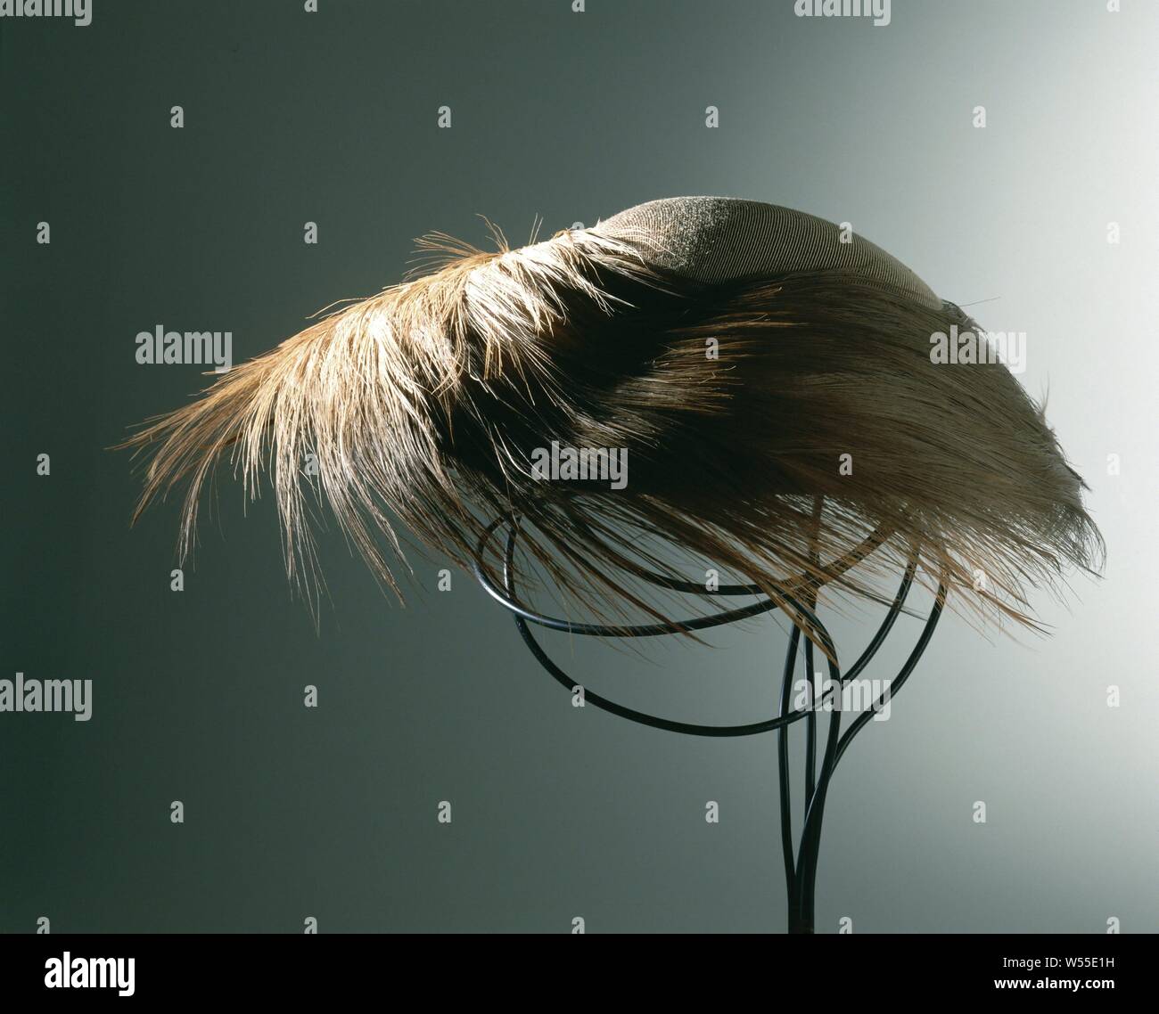 Hat is adorned feathers for hi-res stock photography and images - Alamy