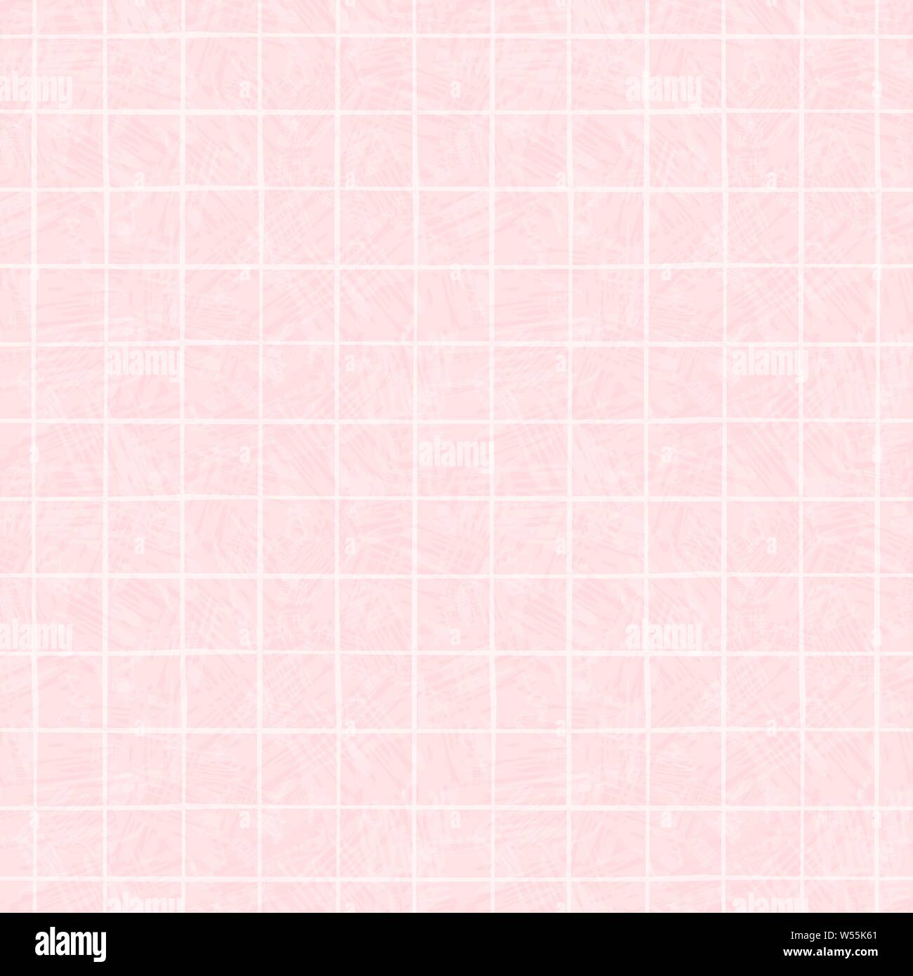 White hand drawn irregular grid design. Seamless geometric pattern on beautiful  colour wash pink background. Perfect for wellness, beauty, sports Stock  Vector Image & Art - Alamy