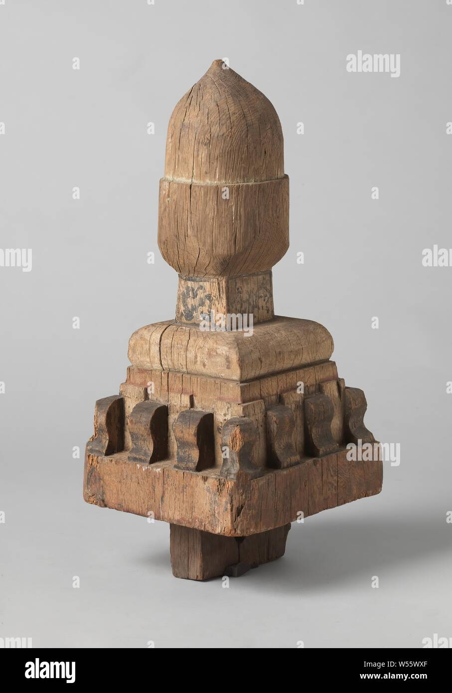 Dripper Made Of Wood Wooden Dripper In A Cornice Shape With A