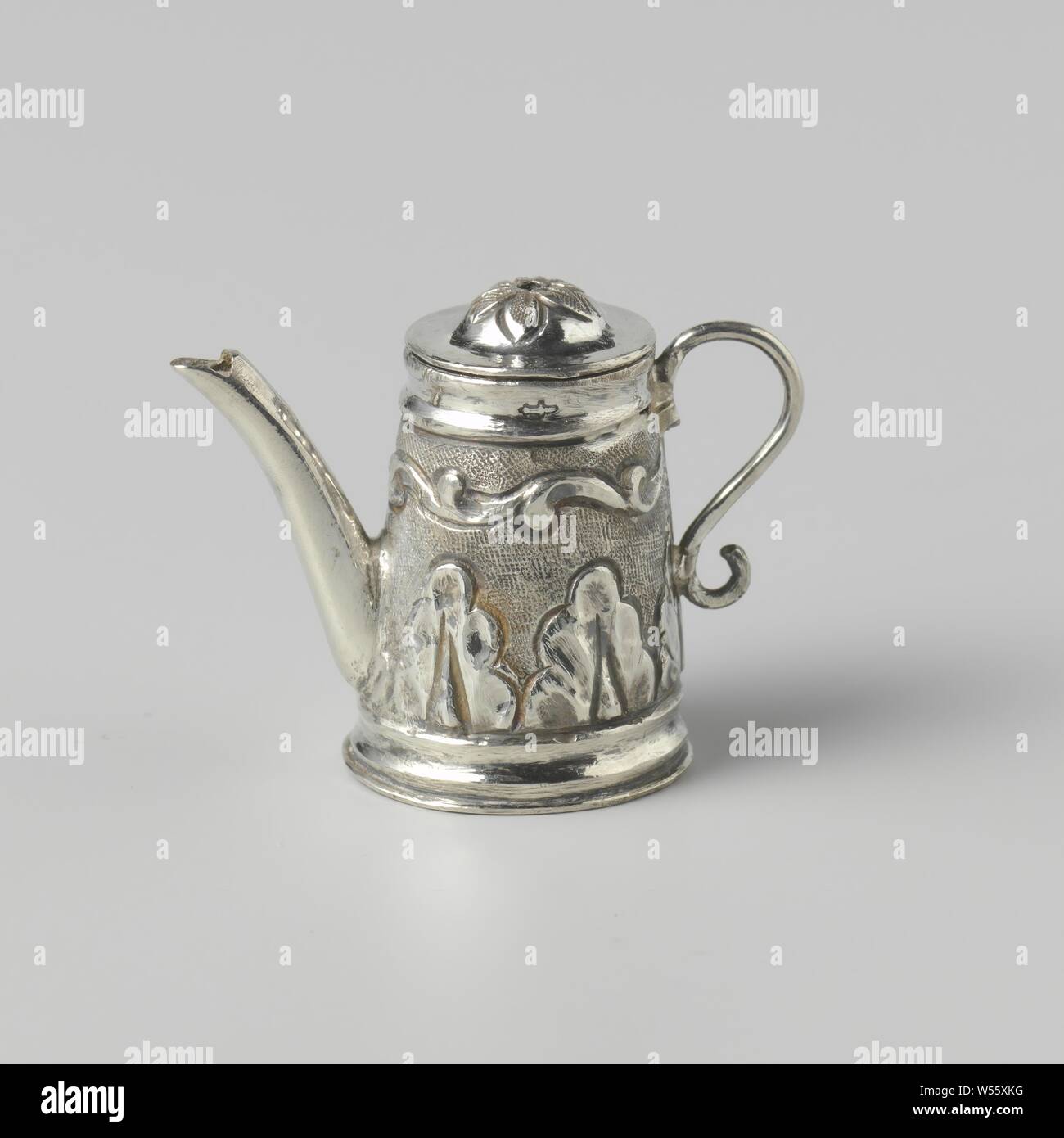 https://c8.alamy.com/comp/W55XKG/teapot-cup-shaped-teapot-with-an-s-shaped-handle-and-a-lid-the-button-on-the-lid-is-missing-the-wall-of-the-pot-is-decorated-with-acanthus-leaves-and-rocaille-ornaments-embossed-on-a-roughened-surface-the-teapot-is-marked-with-a-sword-the-teapot-is-stored-as-part-of-a-coffee-and-tea-table-anonymous-netherlands-c-1814-c-1898-silver-metal-h-28-cm-d-19-cm-W55XKG.jpg