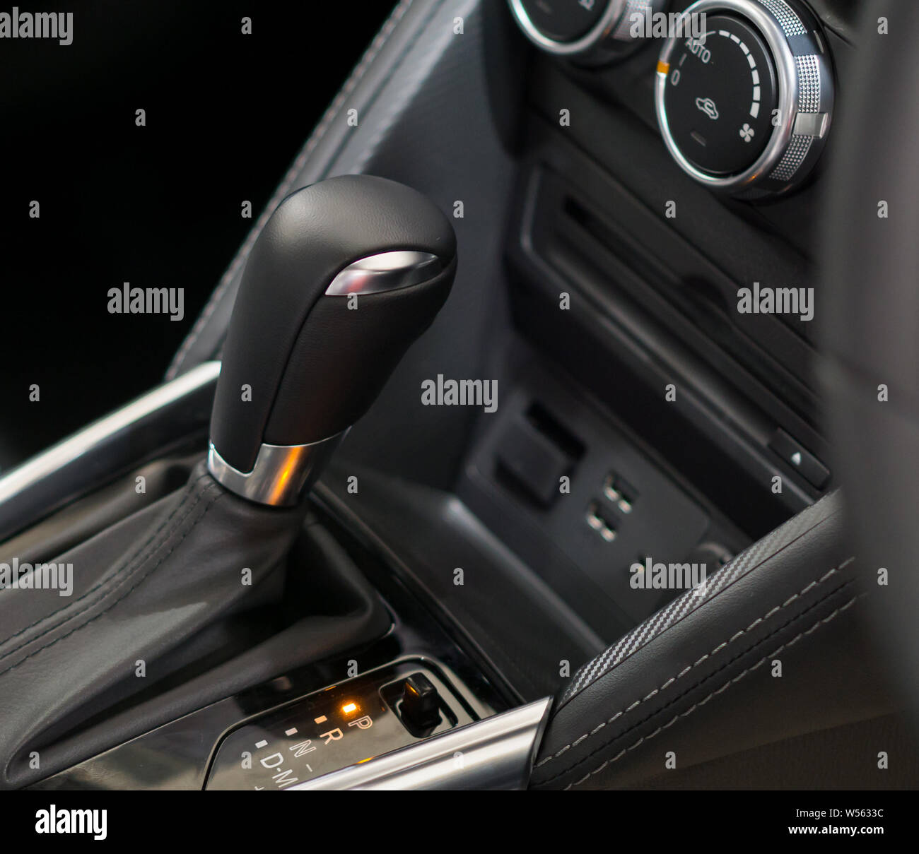 Modern car gear shifting systems Stock Photo Alamy