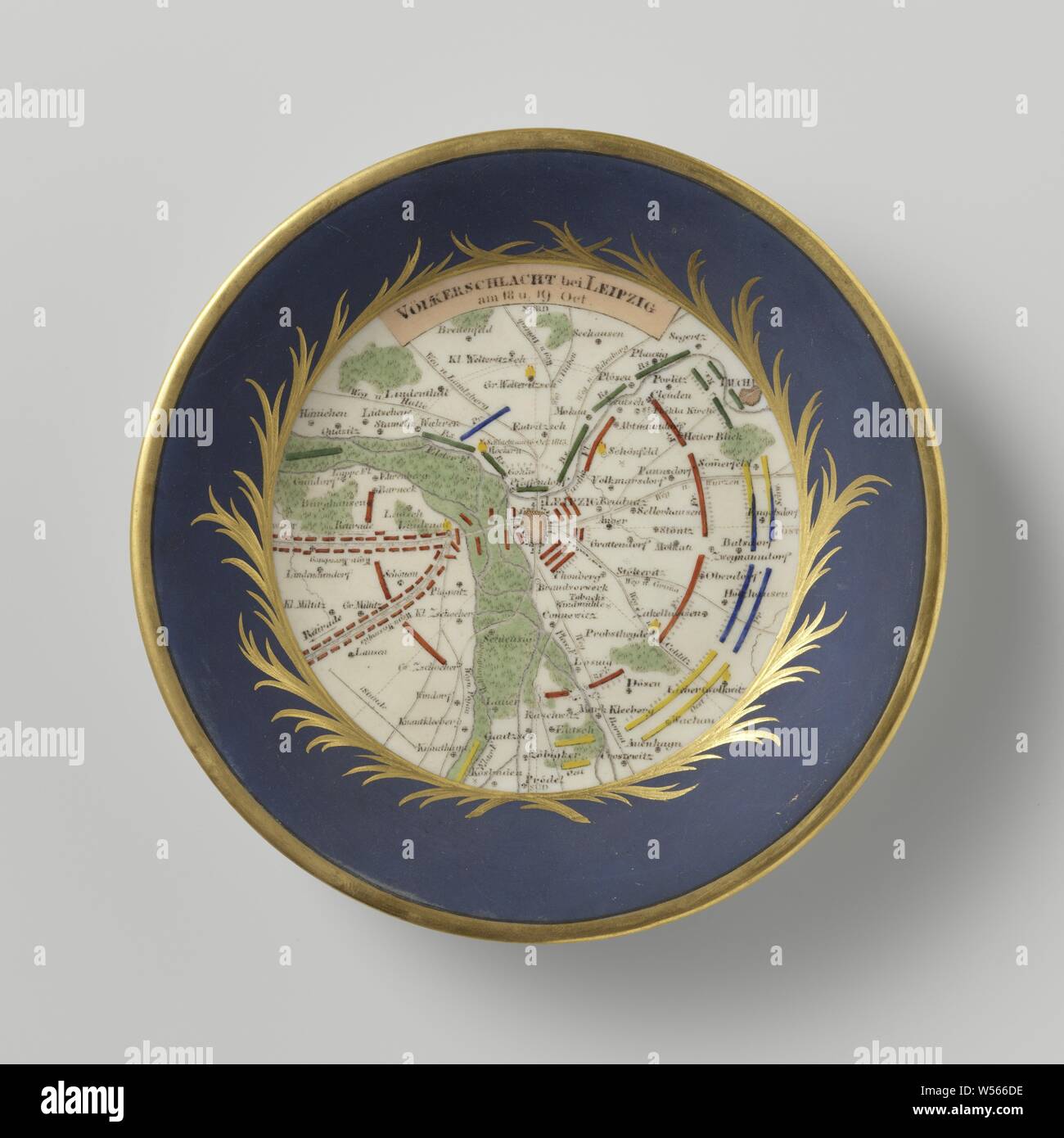 Battle of leipzig map hi-res stock photography and images - Alamy