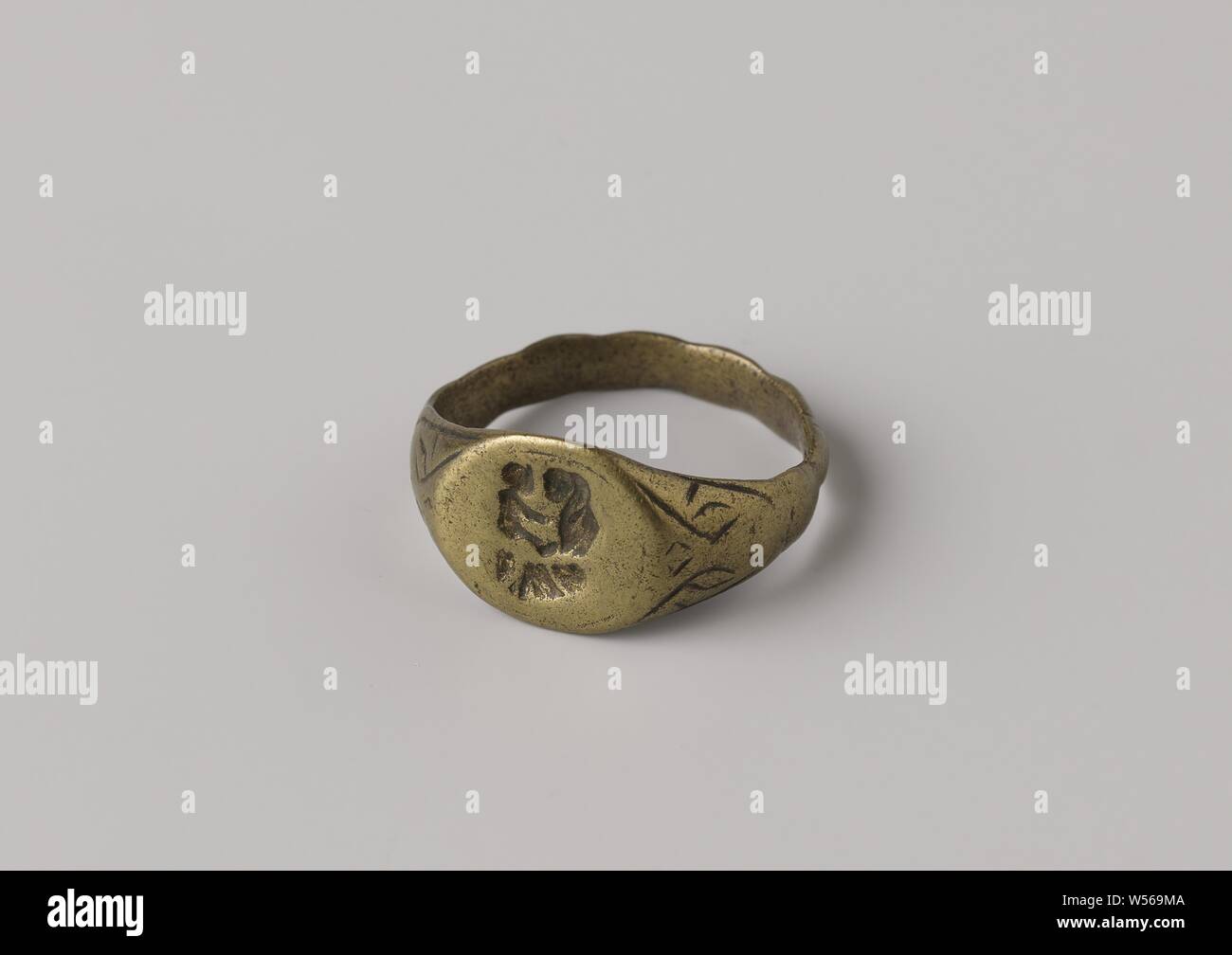 Copper signet deals ring