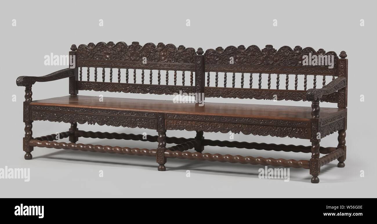 Bench On Six Slung Legs Bench Of Ironwood On Six Slung Legs