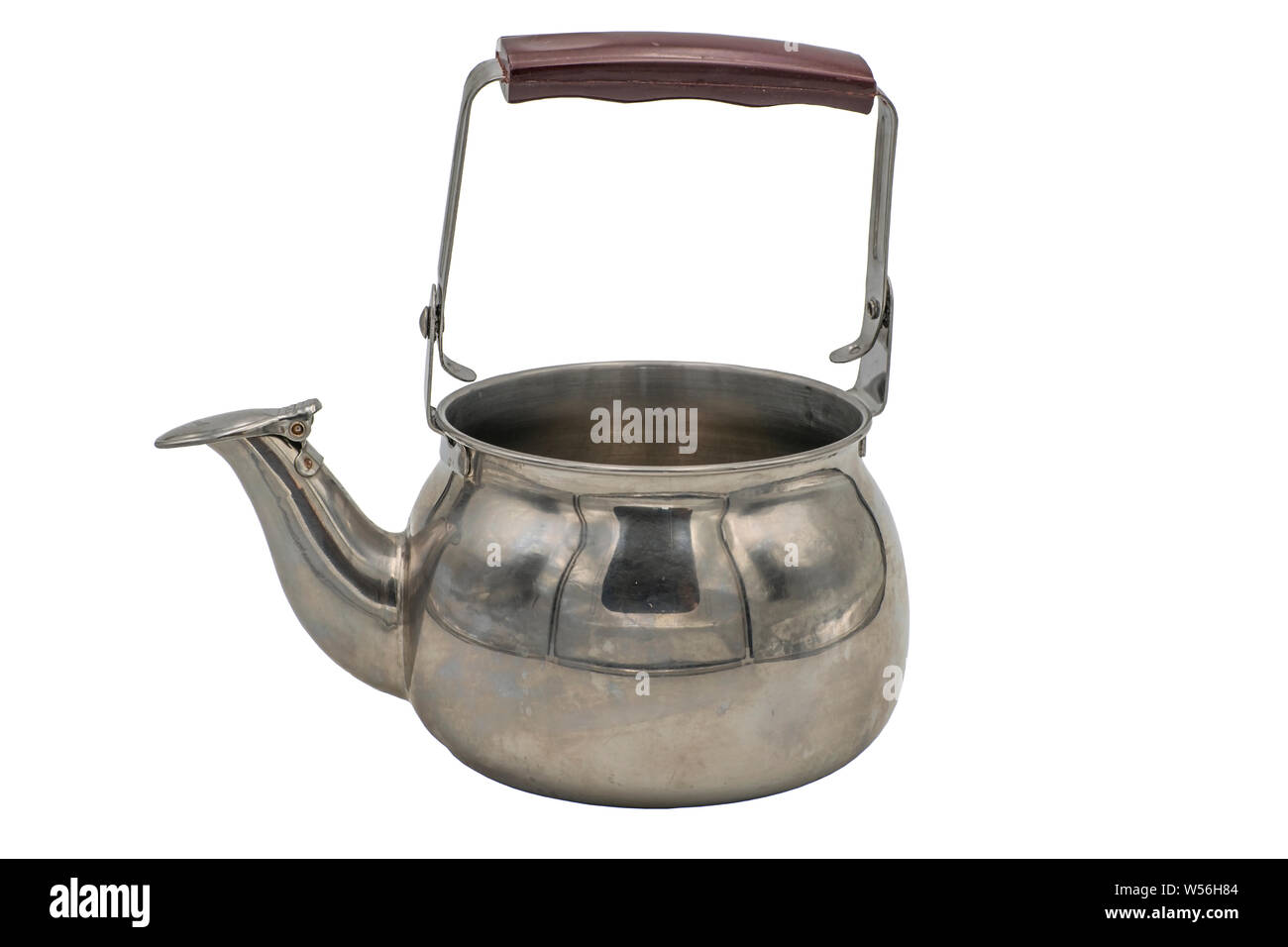 Teapot stainless steel strainer for tea leaves. Isolate on white background Stock Photo Alamy
