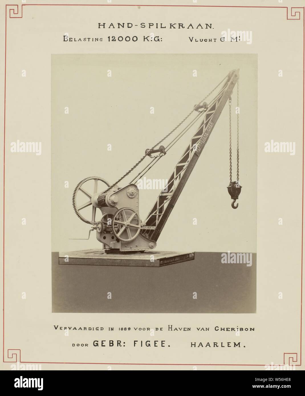 Hand operated spigot crane hires stock photography and images Alamy