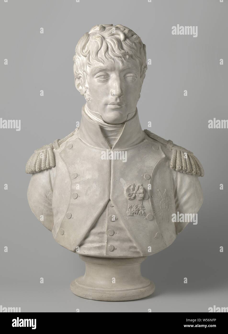 Bust of Louis Napoleon, King of Holland, King of Holland., Louis Napoleon Bonaparte, Pierre Cartellier, 1806, gypsum, h 74 cm × w 51 cm × d 30 cm Stock Photo