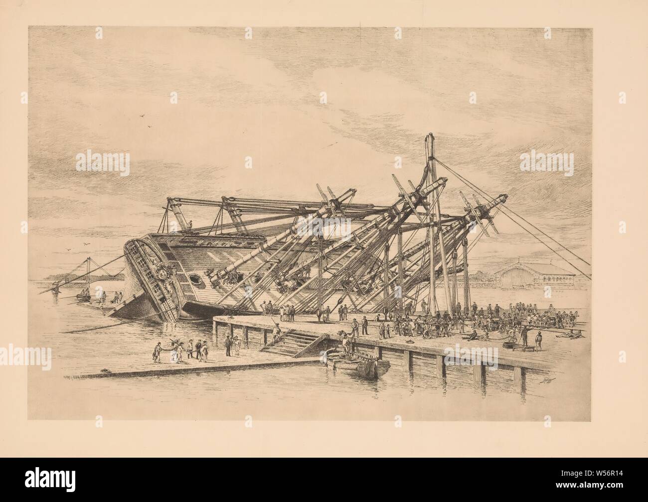 Caulking a ship hires stock photography and images Alamy